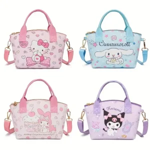 Lightweight Stylish Sanrio Handbag Cute Handbag Large-capacity Woman Convenient Shopping Bag Hellokitty Crossbody New